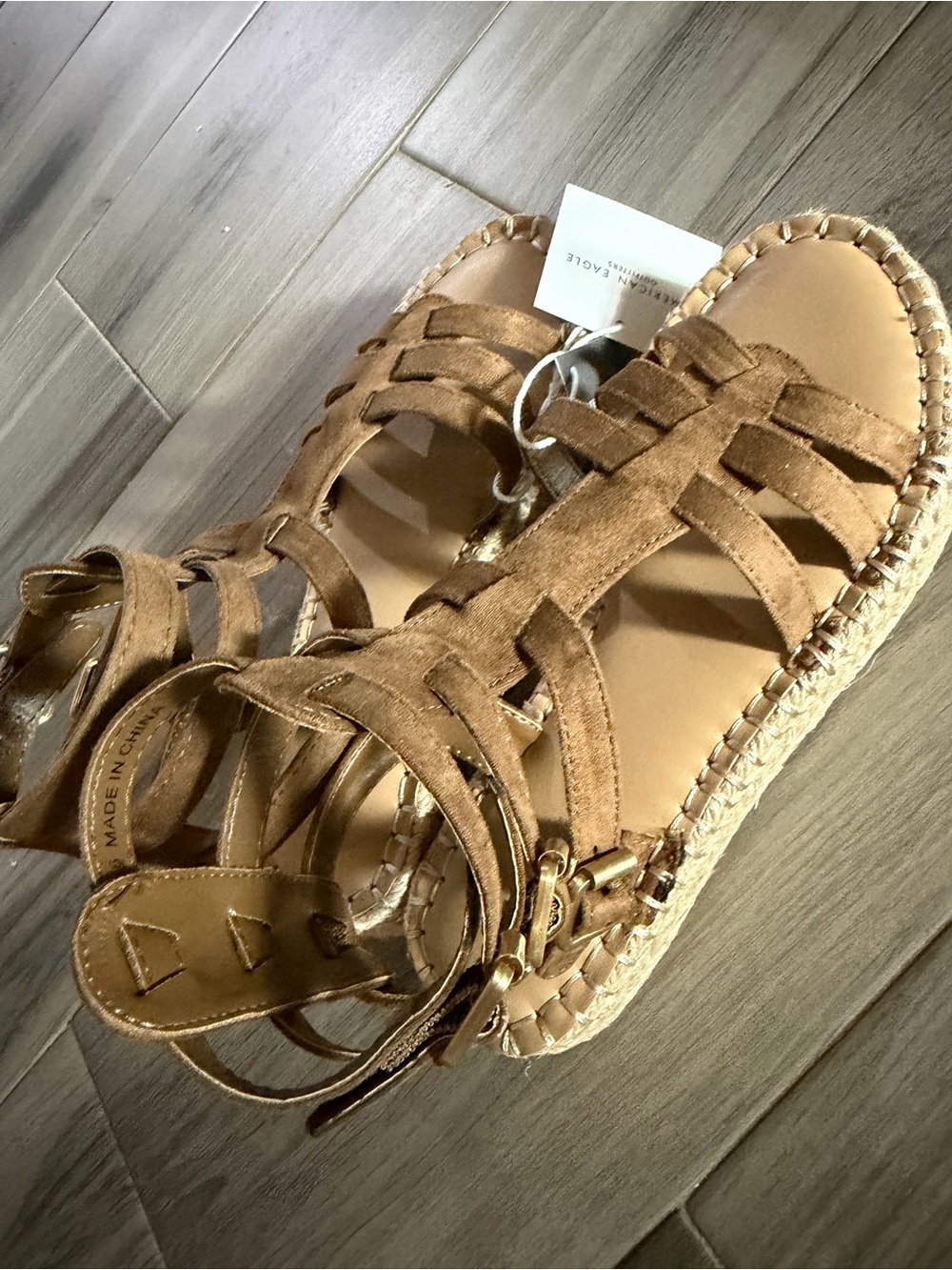 American Eagle Outfitters Woven Espadrille Sandal - Brown